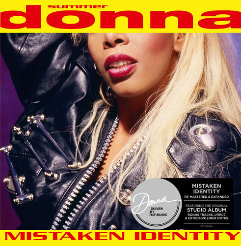 the album cover for Donna Summer - Mistaken Identity