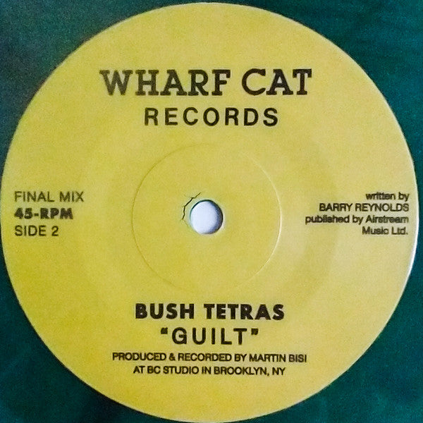 Bush Tetras : Guilt (7", Gre)