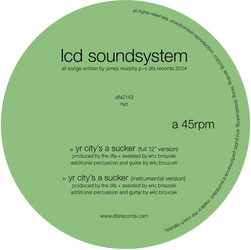 LCD Soundsystem - Yr City's a Sucker (Vinyl)
