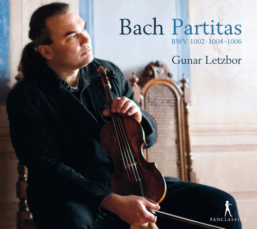 the album cover for Gunar Letzbor - Partitas BWV 1002 1004 & 1006