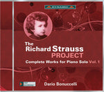 the album cover for Strauss / Bonuccelli - Richard Strauss Project-Complete Pno Works 1