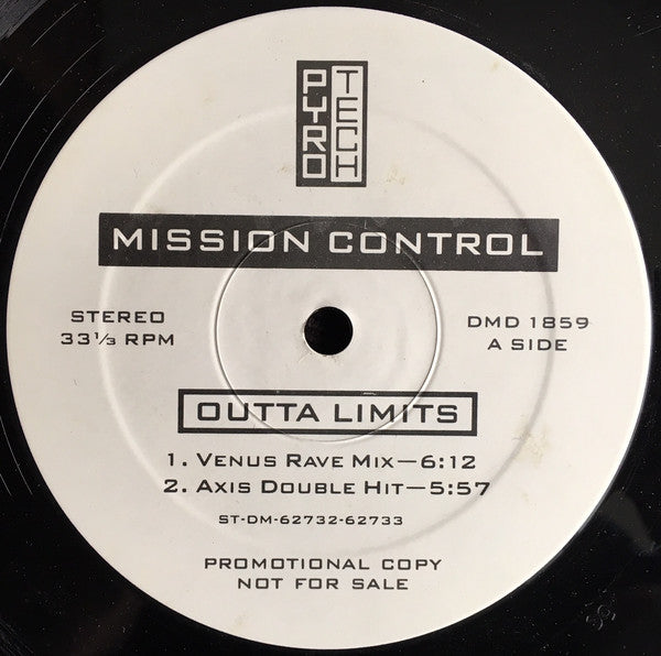 Mission Control : Outta Limits (Remixes) (12", Promo)