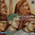 the album cover for La Reverdie - Laudarium-Songs of Popular Devotion from 14th