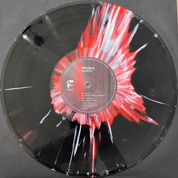 Presha* : Sacrifice (12", EP, Ltd, S/Edition, Red)
