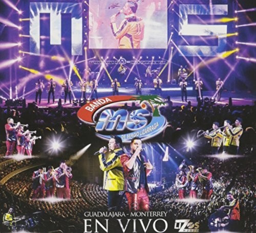 Banda Sinaloense MS de Sergio Lizarraga - En Vivo - Guadalajara - Monterrey (CD)