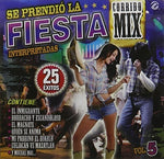 the album cover for Se Prendio La Fiesta 5 Corrido Mix / Various - Se Prendio la Fiesta 5 Corrido Mix / Various