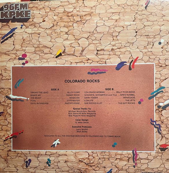 Various :96FM KPKE Colorado Rocks (LP, Comp)