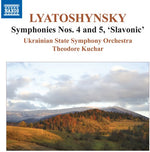 the album cover for Lyatoshynsky / Kuchar / Ukrainian So Orch - Syms 4 & 5 Slavonic