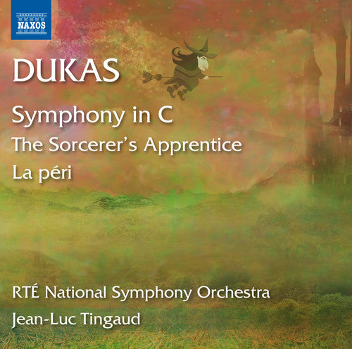 the album cover for Dukas / Tingaud / Rte National Sym Orch - Lapprenti Sorcier la Peri & Sym in C Major