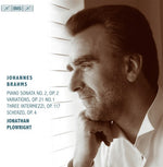 the album cover for Brahms / Plowright - Works for Piano