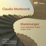 the album cover for Monteverdi / Amarcord / Katschner - Marienvesper