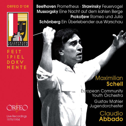 the album cover for Stravinsky / Mussorgsky - In Memoriam Claudio Abbado