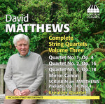 the album cover for Matthews / Kreutzer Qrt - Comp STR QRTS Vol. 3