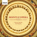 the album cover for Charivari Agréable - Avanti Lopera-An A-Z of Italian Baroque Ovtrs