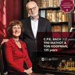 the album cover for Tini Mathot / Koopman,Ton - C.P.E Bach: Fantasia / 6 Organ Sonatas