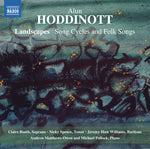 the album cover for Hoddinott / Booth / Spence / Williams - Landscapes-Song Cycles & Folk Songs