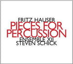 the album cover for Fritz Hauser - Pieces for Percussion