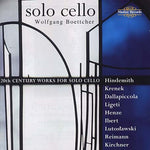the album cover for Wofgang Boettcher - 20th Century Works for Solo Cello