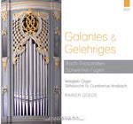 the album cover for J Bach S / Goede,Rainer - Triosonatas / Four Fugues