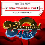 the album cover for The Hollywood Jazz All Stars - Reminiscent Riff / Theme of Our Times