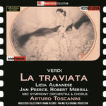 the album cover for Arturo Toscanini - La Traviata