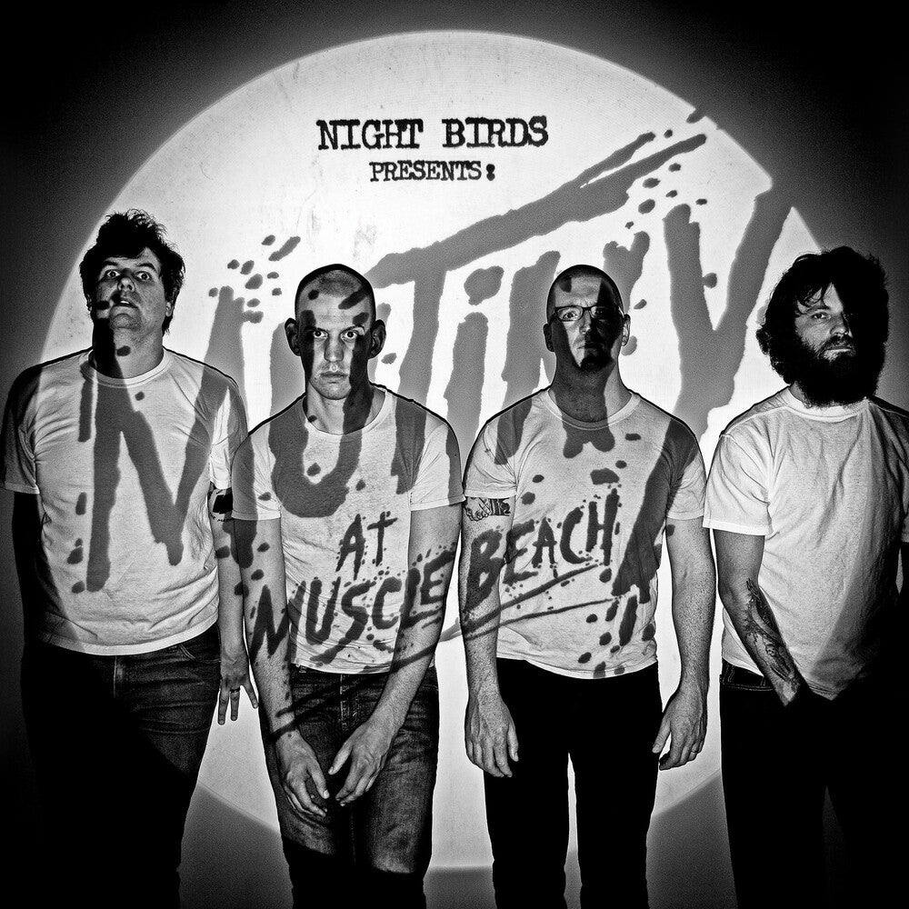 the album cover for Night Birds - Mutiny At Muscle Beach [Vinyl]