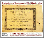 the album cover for Beethoven - Piano Trios
