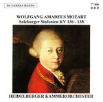 the album cover for Mozart / Heidelberger - Salzburger Sinfonien