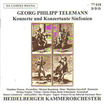 the album cover for Telemann / Heidelberger Kammer - Konzerte & Konzertante