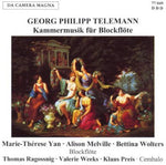 the album cover for Telemann / Wolters / Preis - Chamber Music for Flute