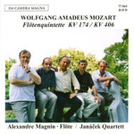 the album cover for Mozart / Magnin - Flute QNTS KV 174 & 406