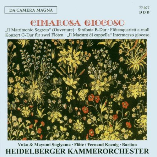 the album cover for Cimaros / Sugiyama / Koenig / Preis - Sinfonia Concerto for 2 Flutes