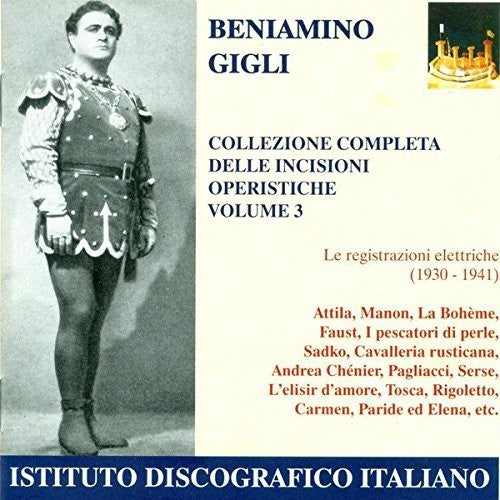 the album cover for Beniamino Gigli - Vocal Recital