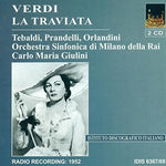 the album cover for Renata Tebaldi - Verdi, G.: Traviata (La) [Opera] (1952)