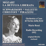 the album cover for R. ZANDONAI - Mozart, W.a.: Betulia Liberata (La) [Oratorio]
