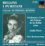 the album cover for Maria Callas - Bellini, V.: Puritani (I) [Opera] (1952)