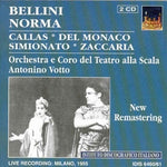 the album cover for Maria Callas - Bellini, V.: Norma [Opera] (Callas) (1955)