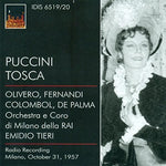the album cover for Puccini / Albano / Bianchini - Tosca (Opera)
