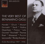the album cover for Beniamino Gigli - Opera Arias