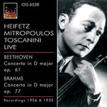 the album cover for Jascha Heifetz - Violin Con