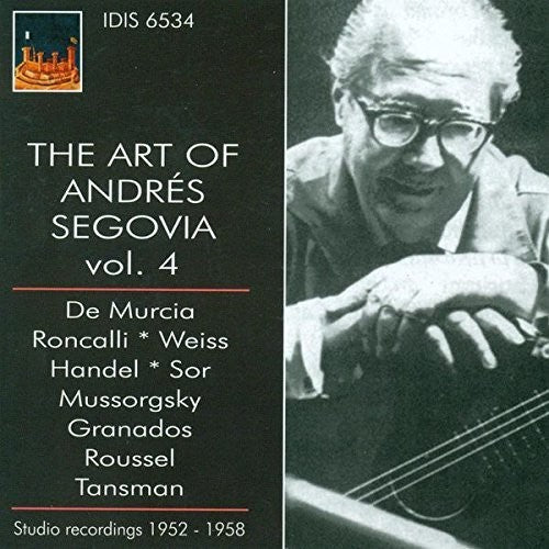the album cover for AndrÃ©s Segovia - Art of Segovia 4