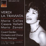 the album cover for Maria Callas - Verdi, G.: Traviata (La) [Opera] (Callas) (1958)