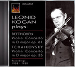 the album cover for Leonid Kogan - Violin Con