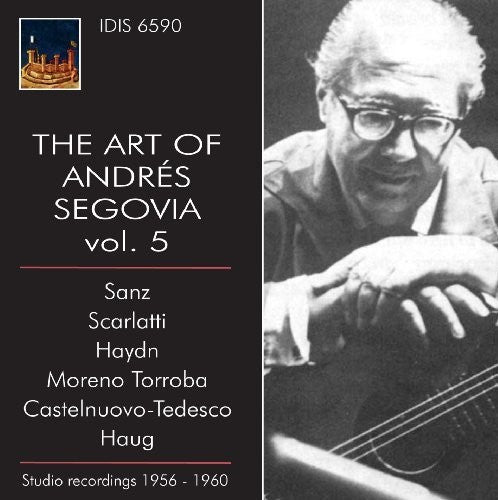 the album cover for AndrÃ©s Segovia - Art of Segovia 5