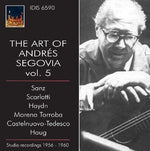 the album cover for AndrÃ©s Segovia - Art of Segovia 5