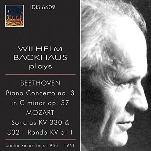 the album cover for WILHELM BACKHAUS - Wilhelm Backhaus Plays 1950