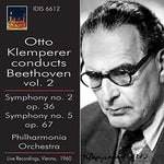 the album cover for Otto Klemperer - Otto Klemperer Conducts Beethoven