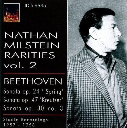 the album cover for NATHAN MILSTEIN - Nathan Milstein Rarities