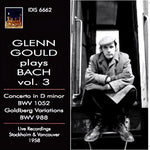 the album cover for Glenn Gould - Glenn Gould Plays Bach 3
