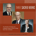 the album cover for Kevin Call - Three Sacred Works